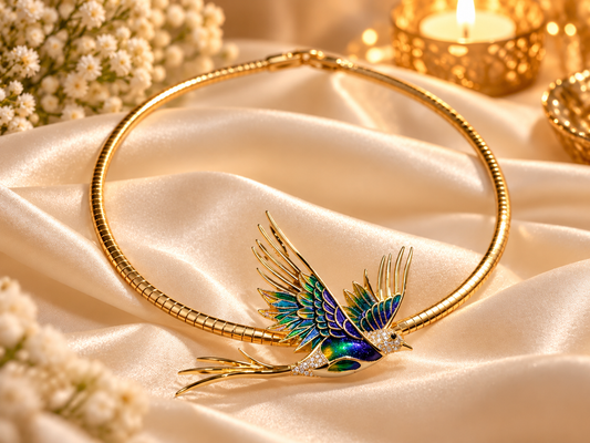 Flying bird Pendant Necklace